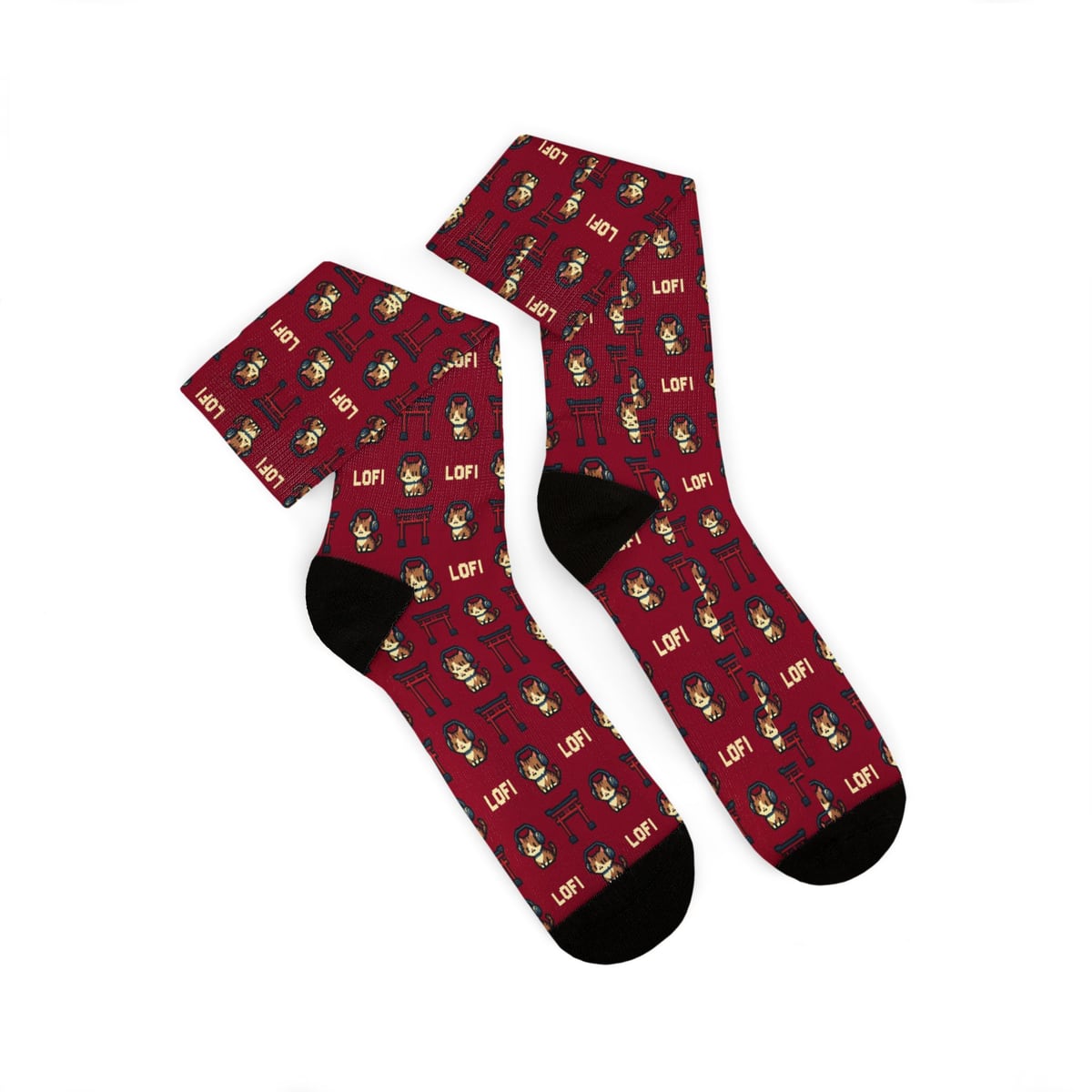 Konbini Cat Socks, view 2